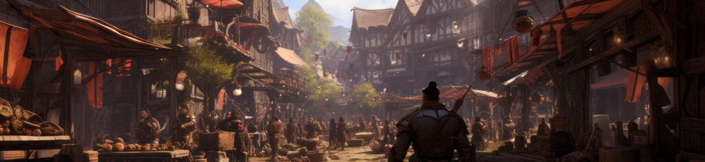 DnD Town - Market Place - Forum Header